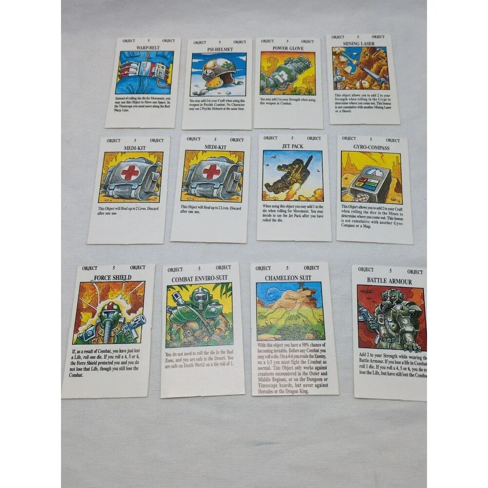 Complete Set Of Small Cards Talisman 2nd Edition Timescape